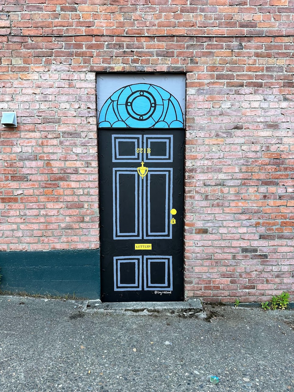 Baker Street Door Mural
